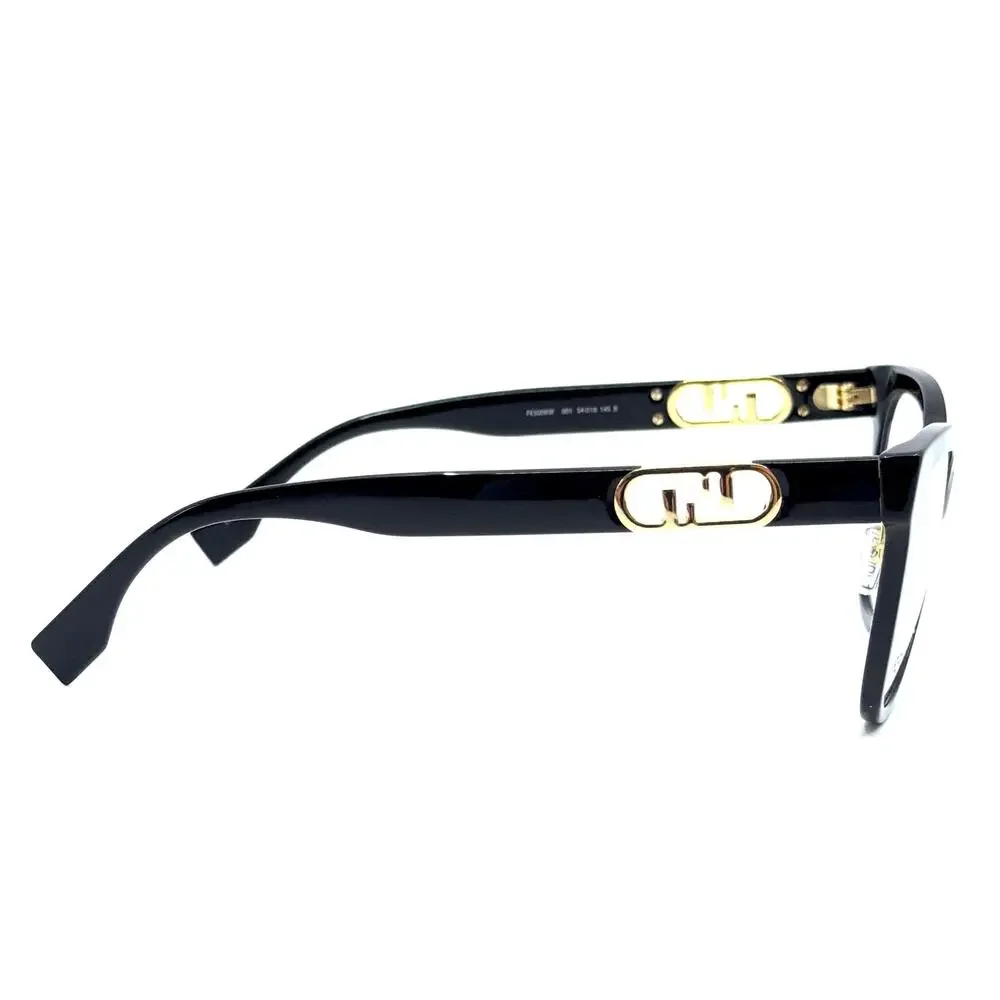 New, FENDI Eyeglasses FE50093F 001 Authentic